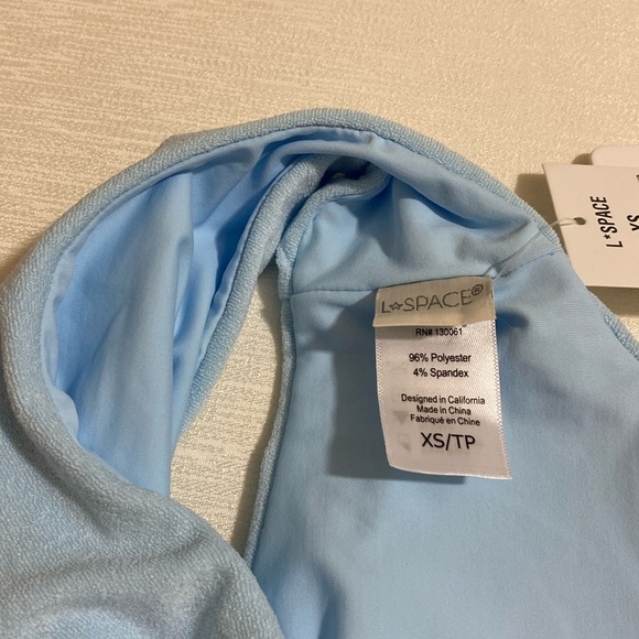 L*SPACE Women's DAX TOP Terry Bikini Top Size XS - Picture 6 of 6